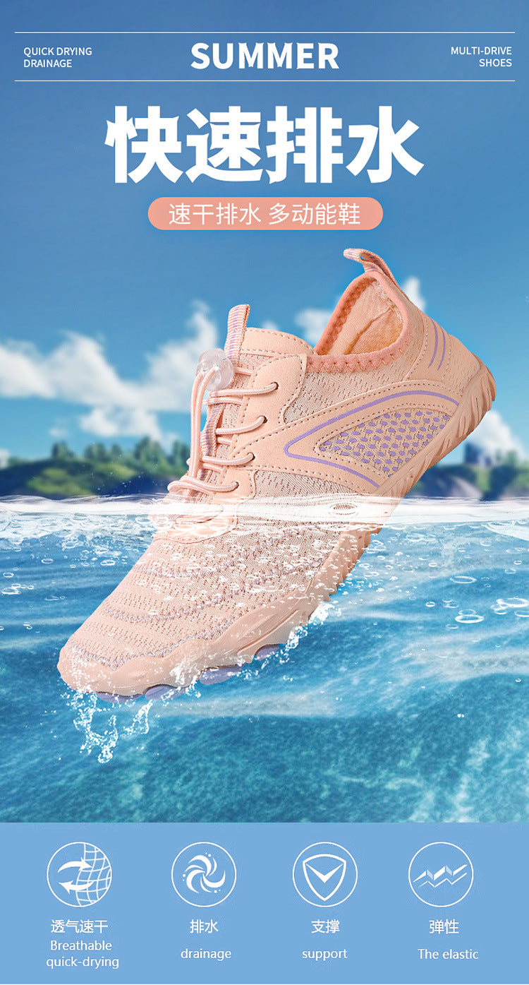 New cross-border breathable non-slip men's and women's sports fitness comfortable running shoes outdoor beach wading shoes non-slip