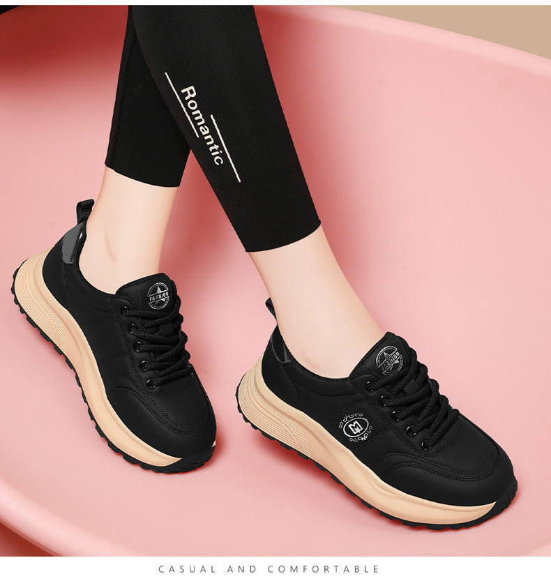 Women's Sports Casual Shoes 2025 New Autumn Versatile Lightweight Soft-Soled Comfortable Running Shoes