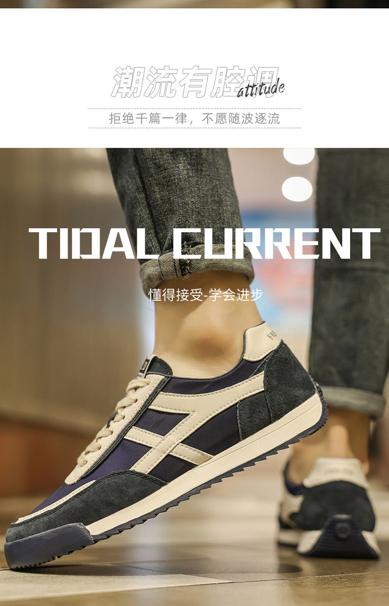 2024 Winter Men's Korean Style Fashion Casual Running Shoes Versatile Breathable Sneakers Sports Men's Shoes Comfortable and Casual