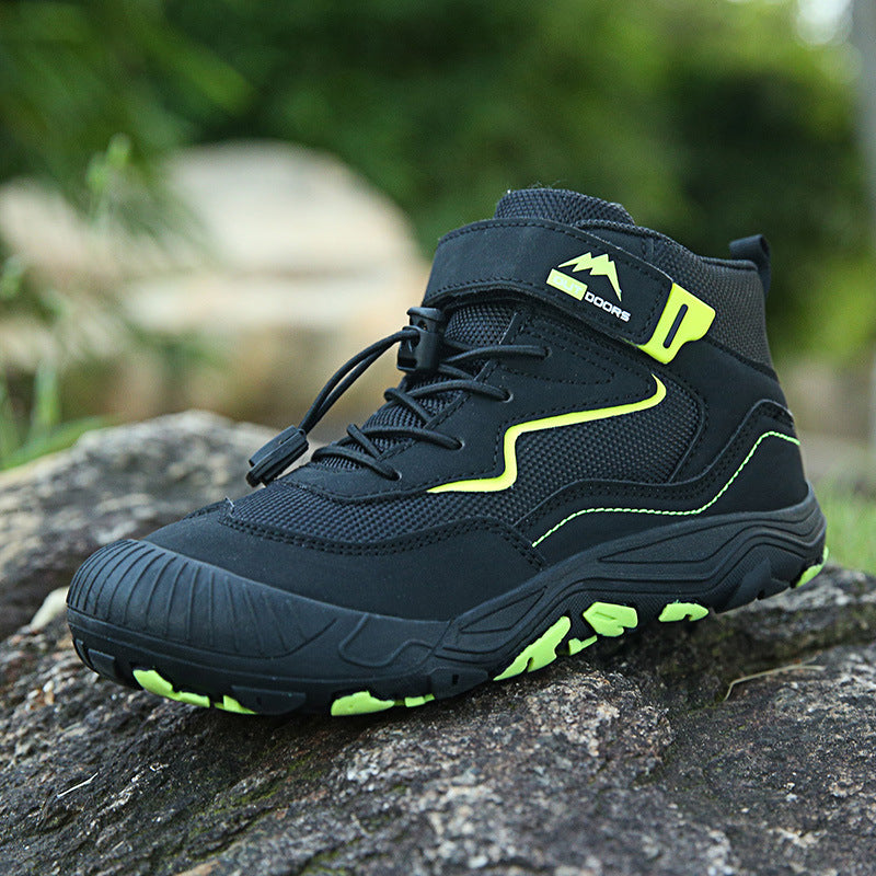 Cross-border Running Shoes Children's Shoes Amazon Outdoor sneaker Autumn and Winter Trendy Children's Anti-slip Shoes Large Children's Mountaineering Shoes
