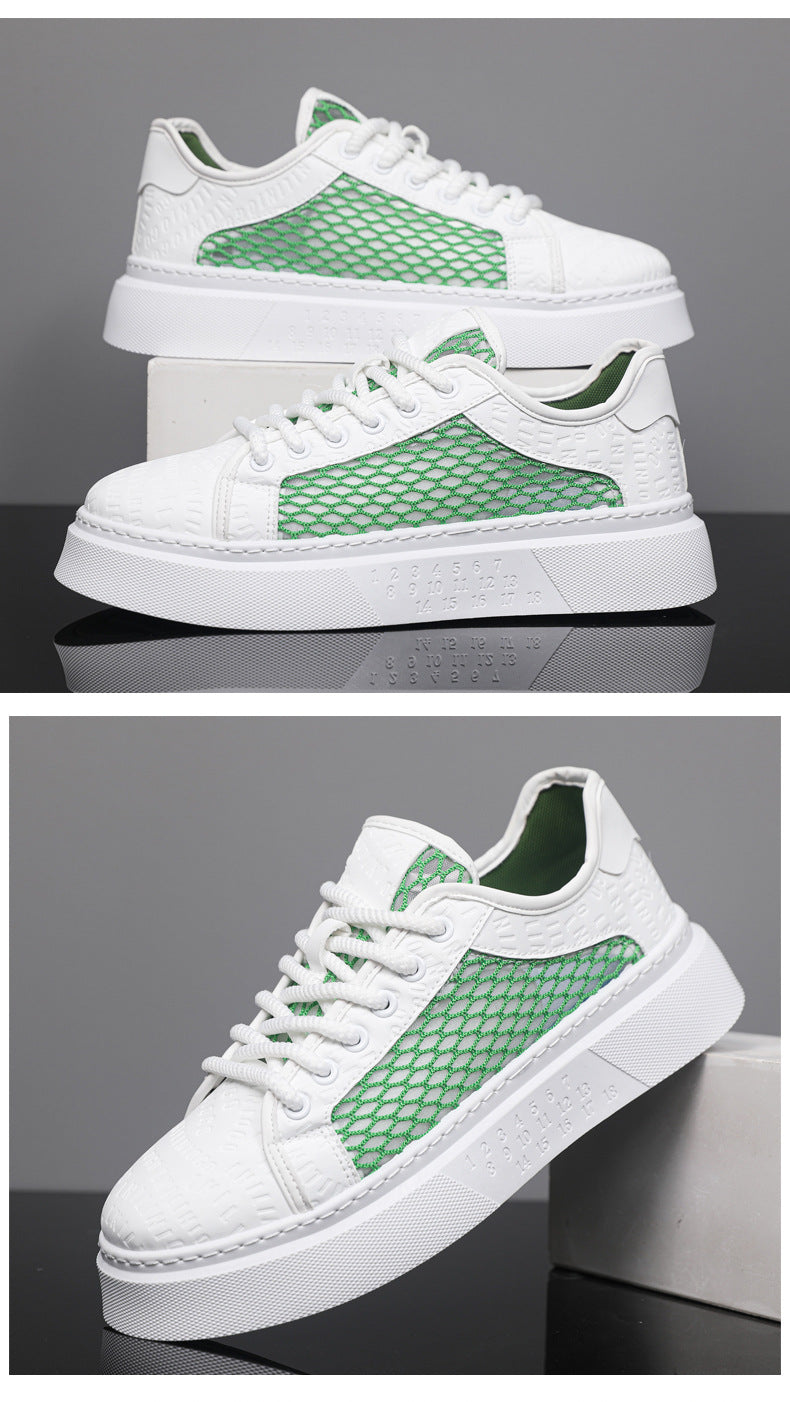 Men's Shoes 2026 Sneakers Versatile Sports Casual Shoes Youth Trendy Brand Running White Shoes Comfortable Breathable Low-Top
