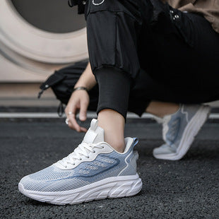 Basketball Shoes Men's New Breathable Non-slip Shock Absorption Wear-resistant Rebound Practical Training Shoes Sports Shoes for Young Students