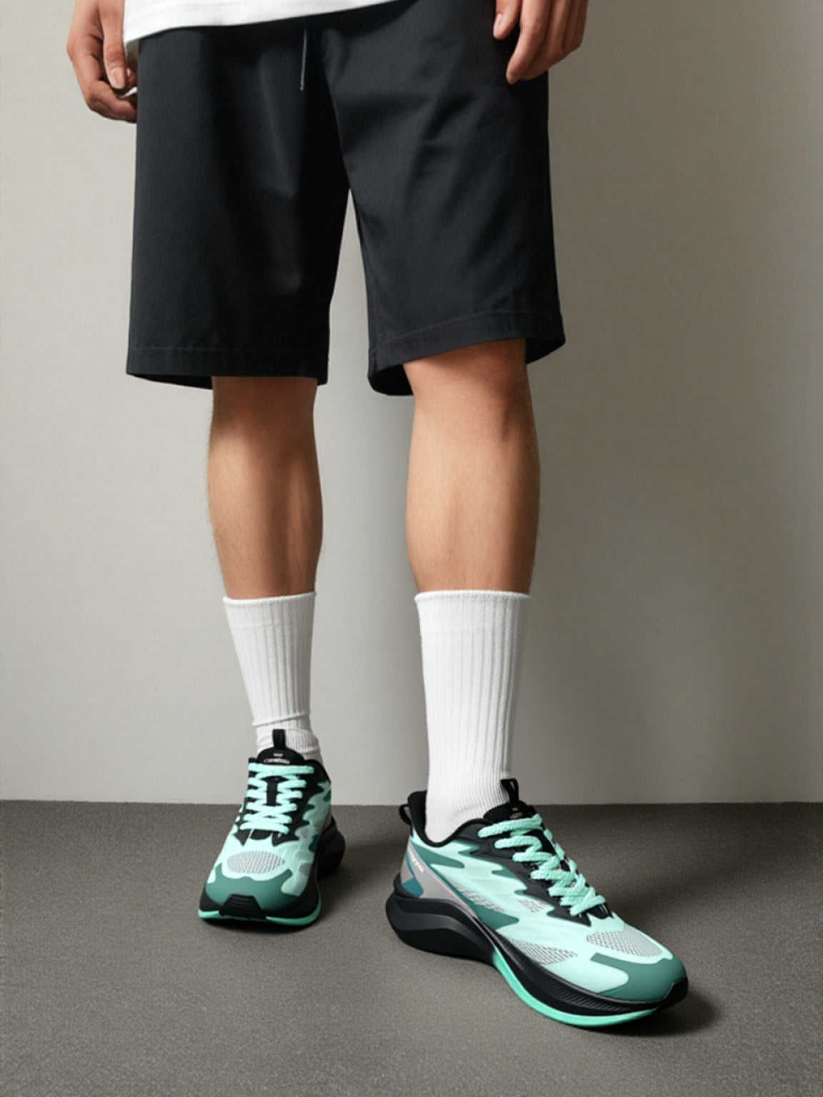 High-Quality Four-Season New Fashion Sports Shoes, Cushioning Running Shoes, Casual High School Entrance Examination Racing Sports Shoes for Men