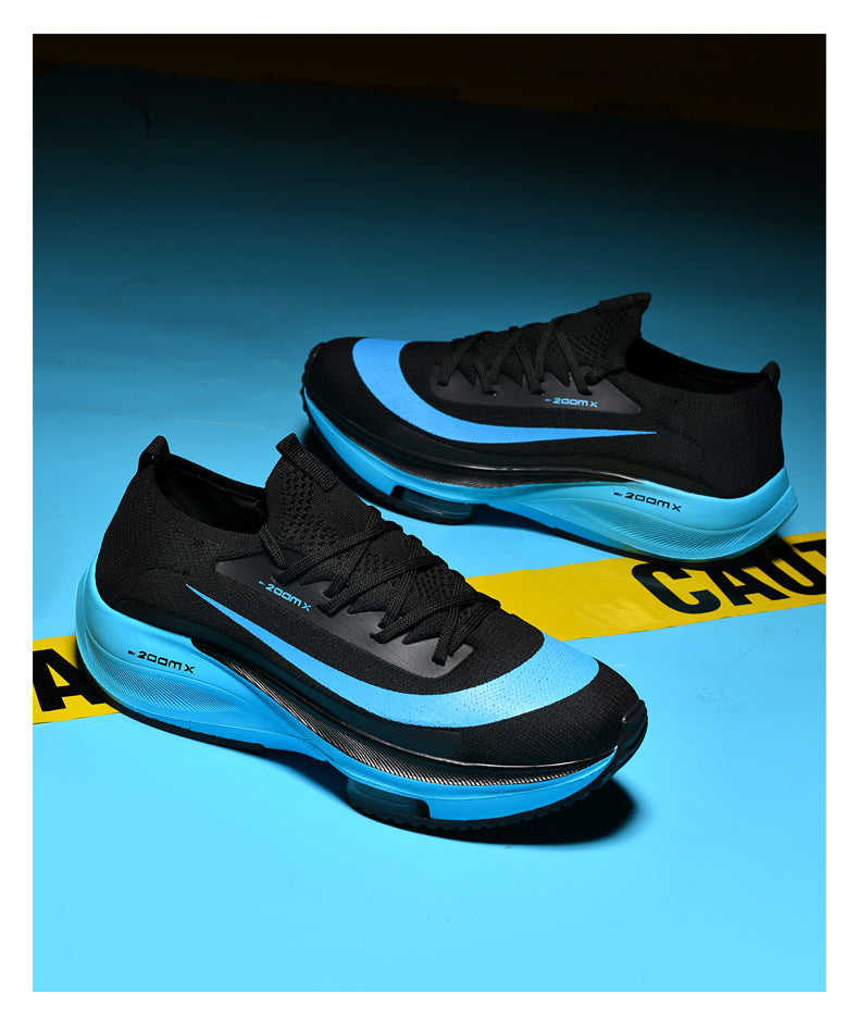 2025 Spring and Autumn Couple Trendy Sports Shoes Lightweight Breathable Mesh Running Shoes Male Teenage Student Sports Shoes