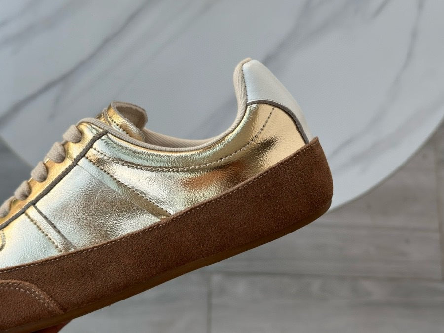 Autumn 2024 new MM * 6 comfortable golden training shoes women's sports casual shoes teleport Seoul new Chinese women's shoes