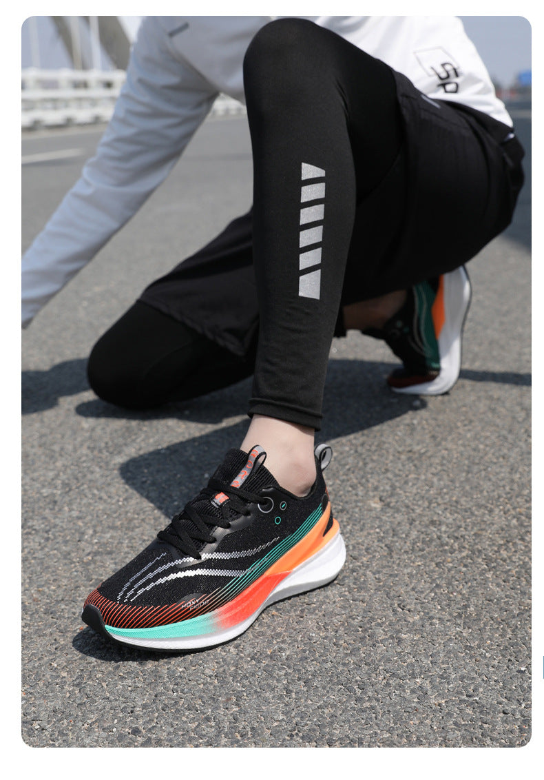 8 Running Shoes for High School Entrance Examination, Non-Slip, Professional, Lightweight, Wear-Resistant, Racing Training, Breathable, Shock-Absorbing and Rebound Sports Shoes