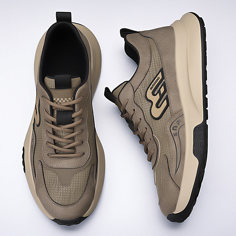 Men's Sneakers 2026 Summer New Style Men's Running Shoes Versatile Breathable Dad-Style Trendy Non-Slip Casual Shoes Wholesale