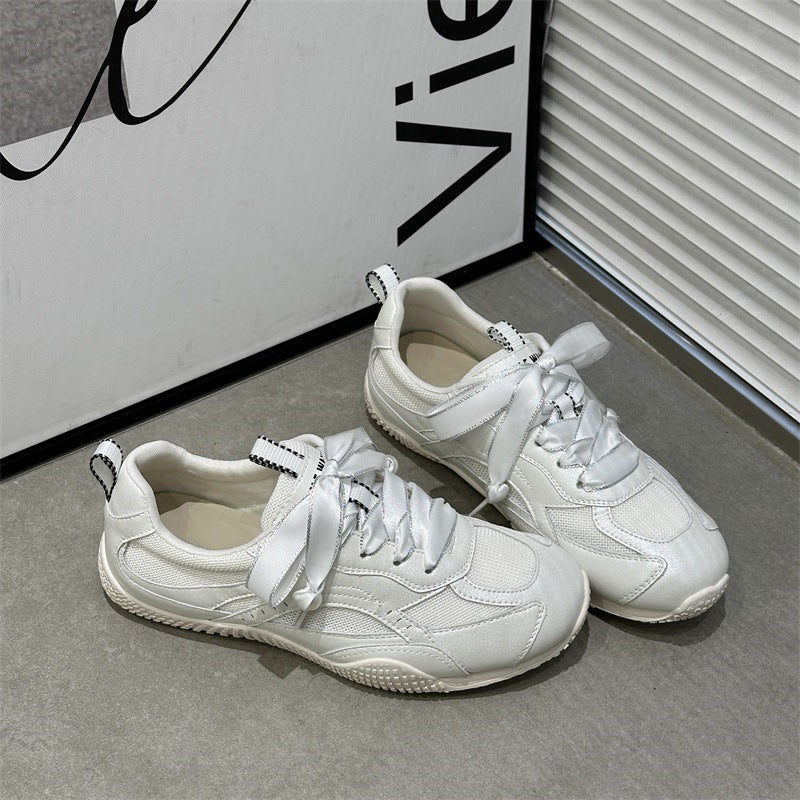 Sports Shoes for Women 2024 New Autum Women's Shoes Flats Breathable Forrest Gump Shoes Casual Versatile Ballet Moral Training Shoes Mesh
