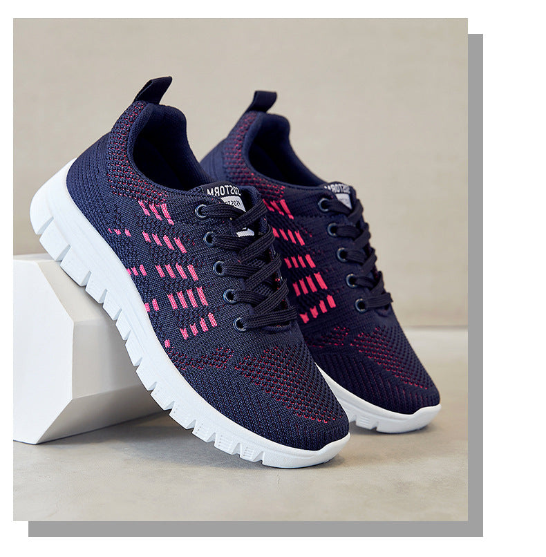 Women's Shoes 2026 Summer New Running Shoes Popular Wholesale Foreign Trade Women's Shoes Soft Sole Comfortable Cross-Border Sports Shoes for Women