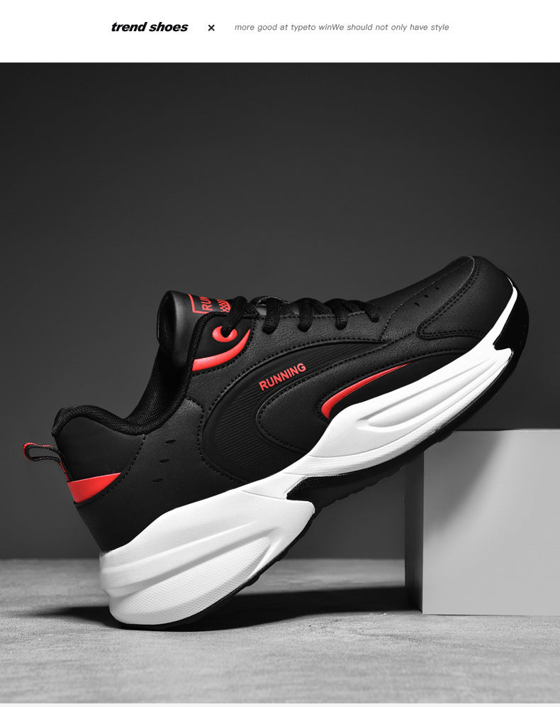 Extra Large Size Running Shoes Men's Sports Casual Shoes Autumn and Winter New Youth Lightweight Breathable Student Outdoor Trendy Shoes