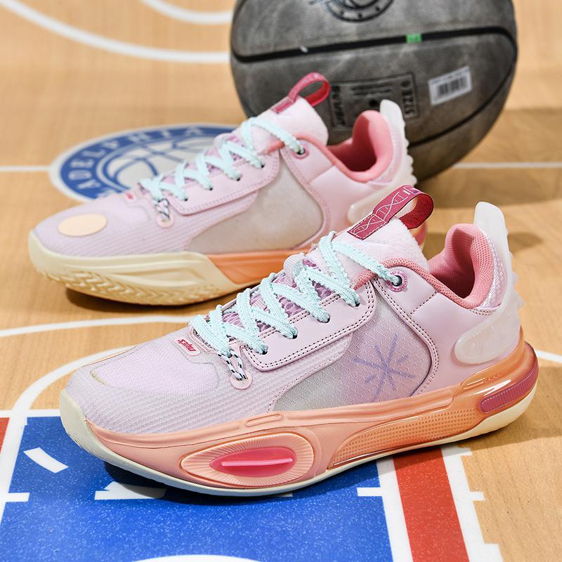 Basketball Shoes Men's New Breathable Non-slip Shock Absorption Wear-resistant Rebound Practical Training Shoes Sports Shoes for Young Students