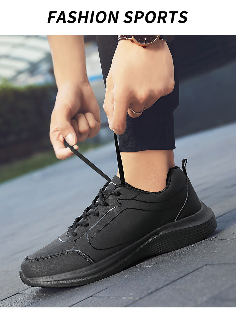 2023 Spring and Autumn New Men's Shoes Vintage Running Shoes Low-top Leather Forrest Gump Shoes Fashion Casual Youth Sports Men's Shoes