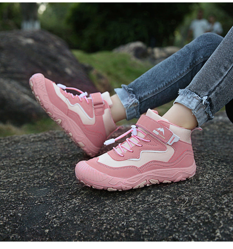 Cross-border Running Shoes Children's Shoes Amazon Outdoor sneaker Autumn and Winter Trendy Children's Anti-slip Shoes Large Children's Mountaineering Shoes