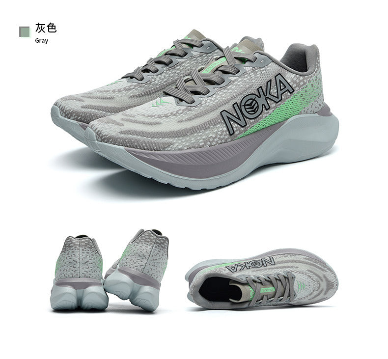 2025 Men's Shoes Autumn and Summer New Mesh Running Shoes Sports Shoes Breathable Shock Absorbing Soft Sole Student Shoes Lightweight Running Shoes
