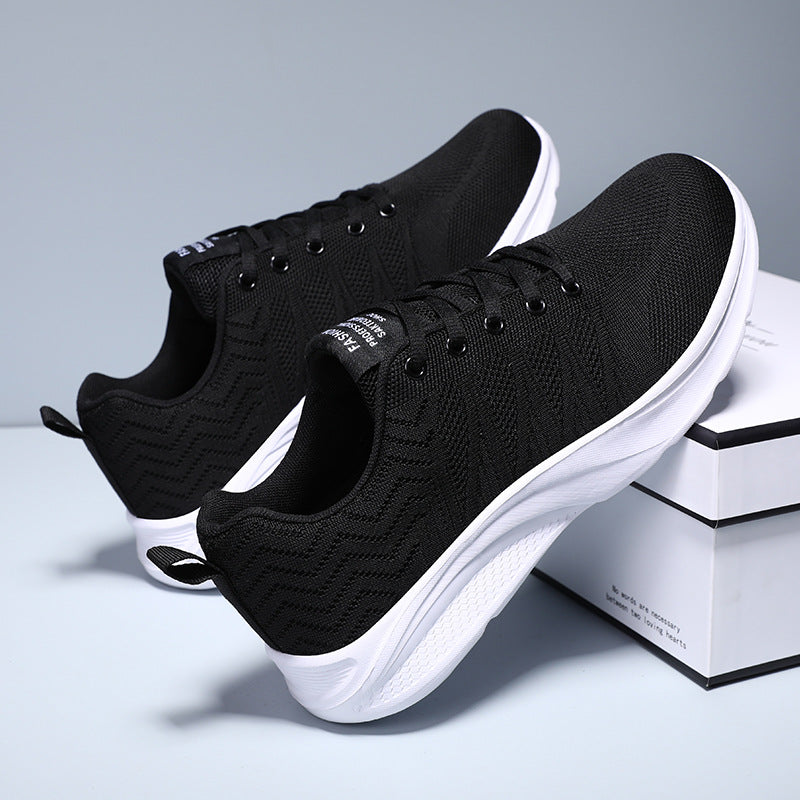 Men's Running Shoes 2025 New Cross-Border Outdoor Breathable Mesh Casual Shoes Men's Fashionable Trendy Sports Shoes