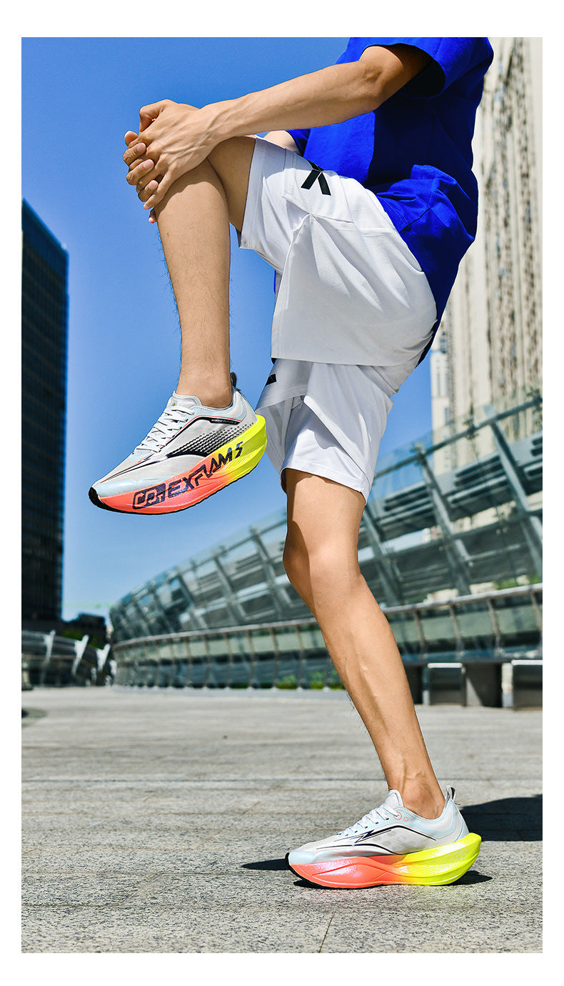 Professional Marathon Sports Training Racing Competition Cushioning Breathable Men's Sports Shoes Carbon Plate Comfortable Women's Running Shoes Autumn