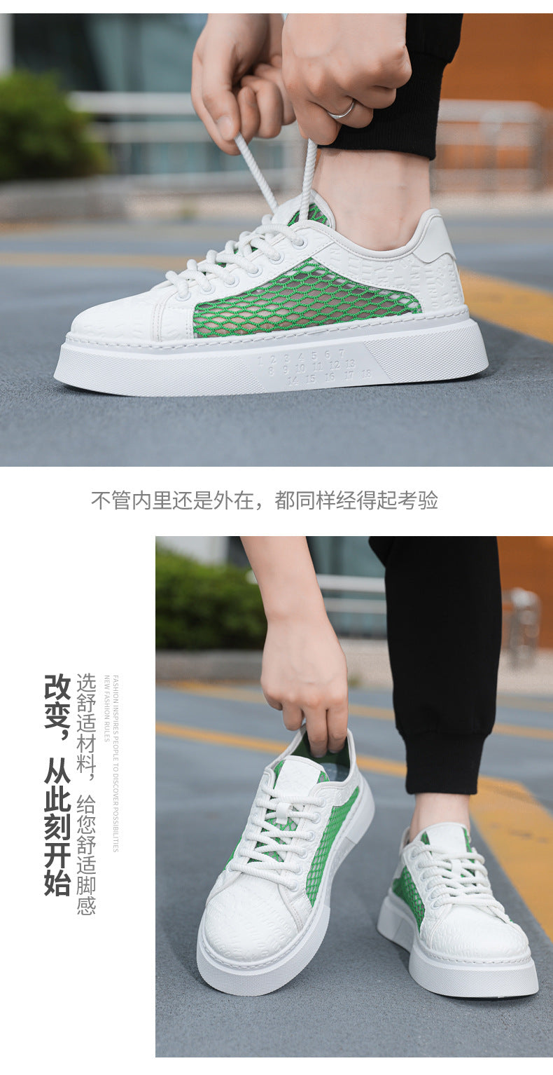 Men's Shoes 2026 Sneakers Versatile Sports Casual Shoes Youth Trendy Brand Running White Shoes Comfortable Breathable Low-Top