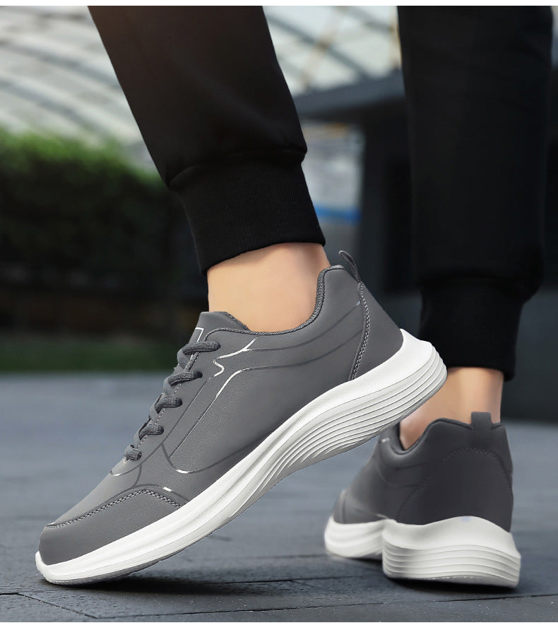 2023 Spring and Autumn New Men's Shoes Vintage Running Shoes Low-top Leather Forrest Gump Shoes Fashion Casual Youth Sports Men's Shoes