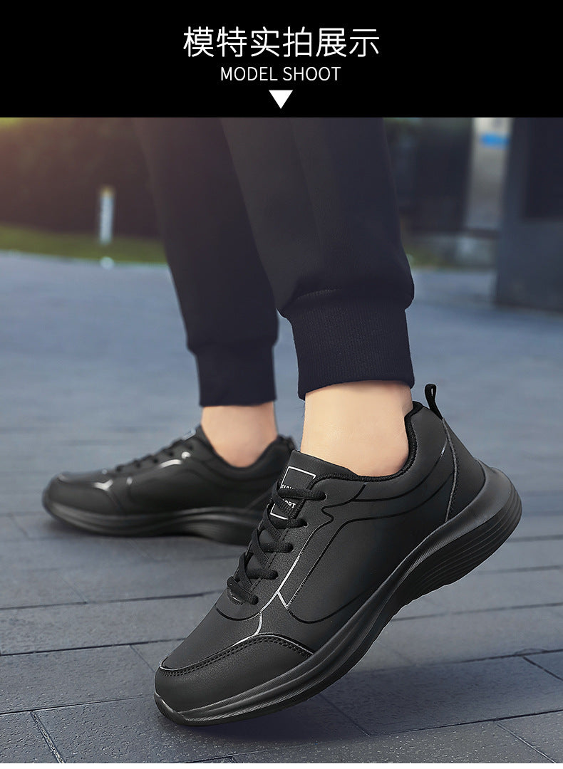 2023 Spring and Autumn New Men's Shoes Vintage Running Shoes Low-top Leather Forrest Gump Shoes Fashion Casual Youth Sports Men's Shoes