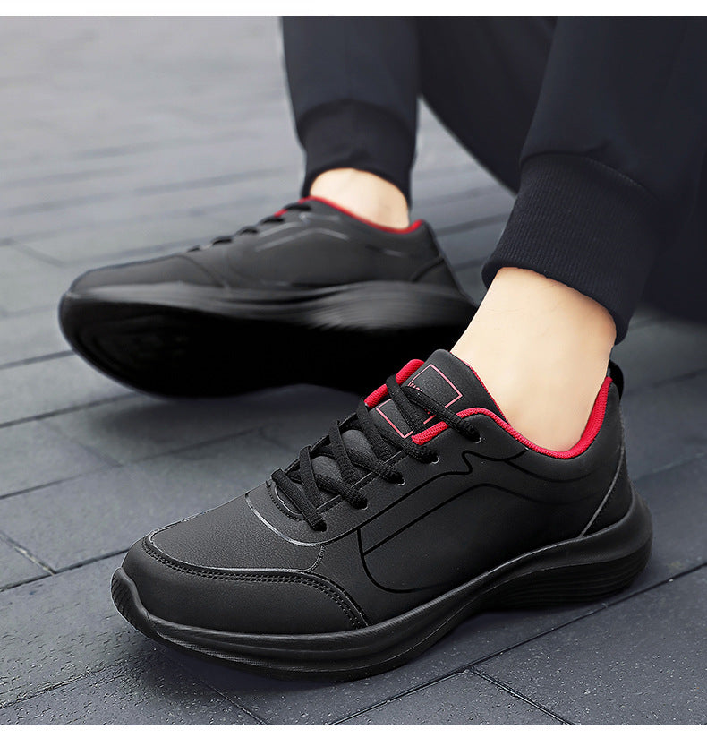 2023 Spring and Autumn New Men's Shoes Vintage Running Shoes Low-top Leather Forrest Gump Shoes Fashion Casual Youth Sports Men's Shoes