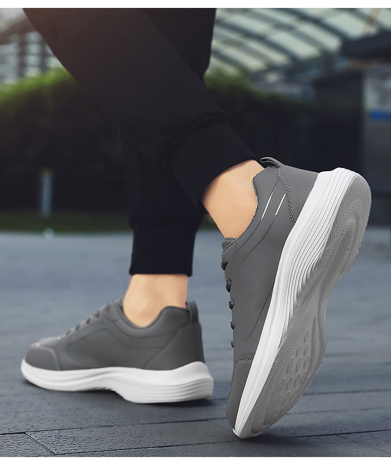 2023 Spring and Autumn New Men's Shoes Vintage Running Shoes Low-top Leather Forrest Gump Shoes Fashion Casual Youth Sports Men's Shoes