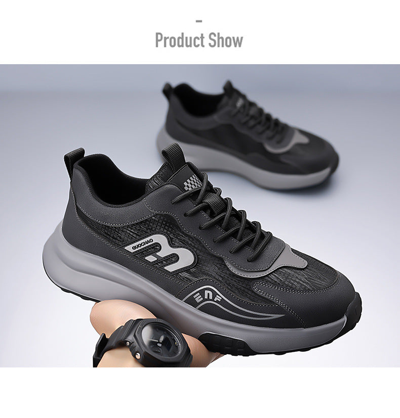 Men's Sneakers 2026 Summer New Style Men's Running Shoes Versatile Breathable Dad-Style Trendy Non-Slip Casual Shoes Wholesale