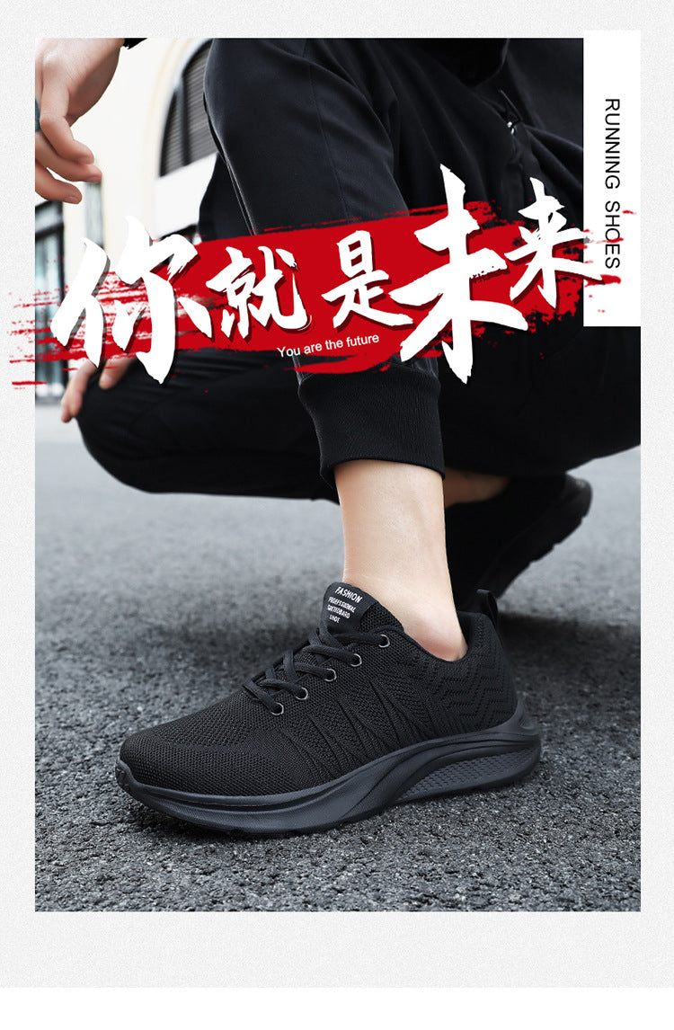 Men's Running Shoes 2025 New Cross-Border Outdoor Breathable Mesh Casual Shoes Men's Fashionable Trendy Sports Shoes