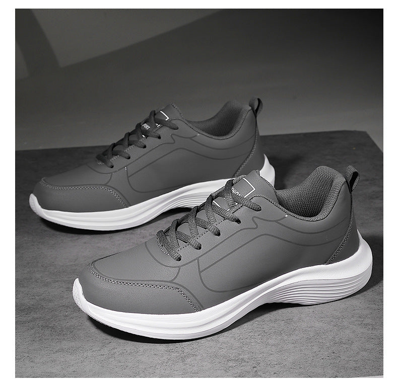 2023 Spring and Autumn New Men's Shoes Vintage Running Shoes Low-top Leather Forrest Gump Shoes Fashion Casual Youth Sports Men's Shoes