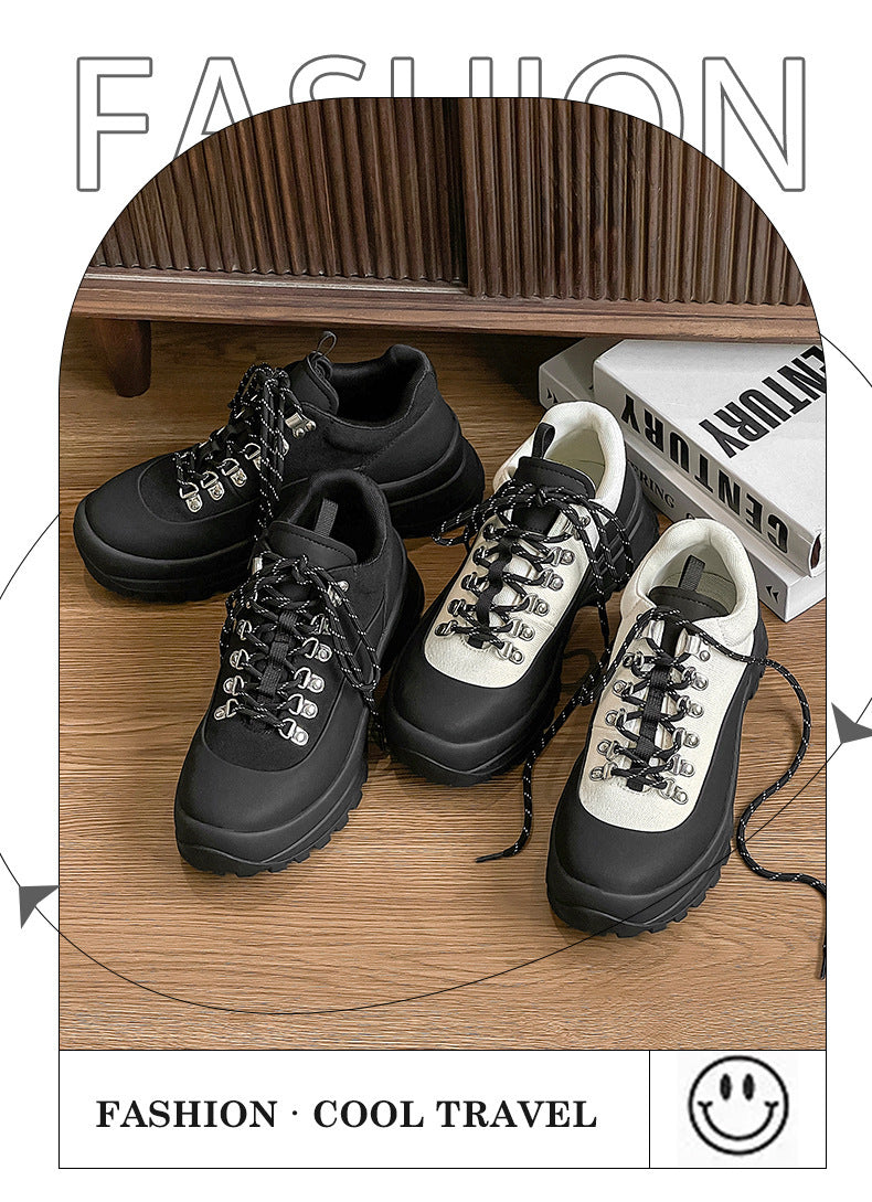 2026 New Spring Hiking Shoes for Men, Height-Increasing Versatile Breathable Sneakers, Couple's Non-Slip Outdoor Hiking Sports Shoes