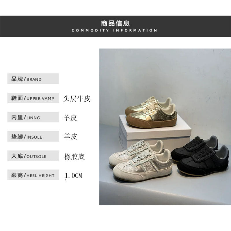Autumn 2024 new MM * 6 comfortable golden training shoes women's sports casual shoes teleport Seoul new Chinese women's shoes