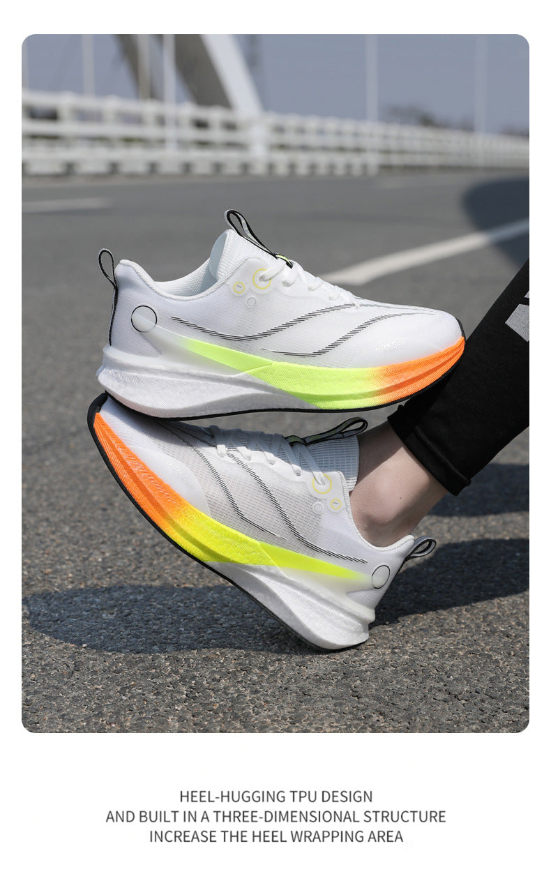 8 Running Shoes for High School Entrance Examination, Non-Slip, Professional, Lightweight, Wear-Resistant, Racing Training, Breathable, Shock-Absorbing and Rebound Sports Shoes