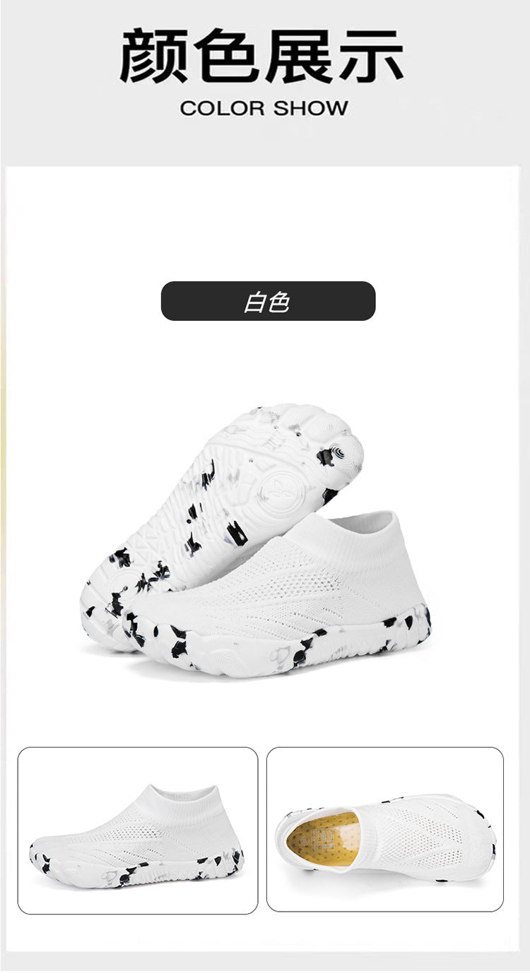 Indoor Fitness Shoes for Men and Women, Skipping Rope Shoes, Shock-Absorbing Soft-Soled Treadmill Shoes, Aerobics Squat Shoes, Non-Slip Comprehensive Training Shoes