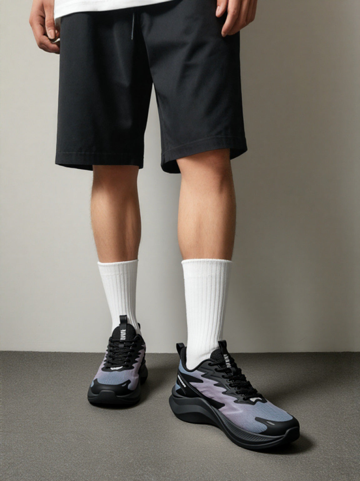 High-Quality Four-Season New Fashion Sports Shoes, Cushioning Running Shoes, Casual High School Entrance Examination Racing Sports Shoes for Men