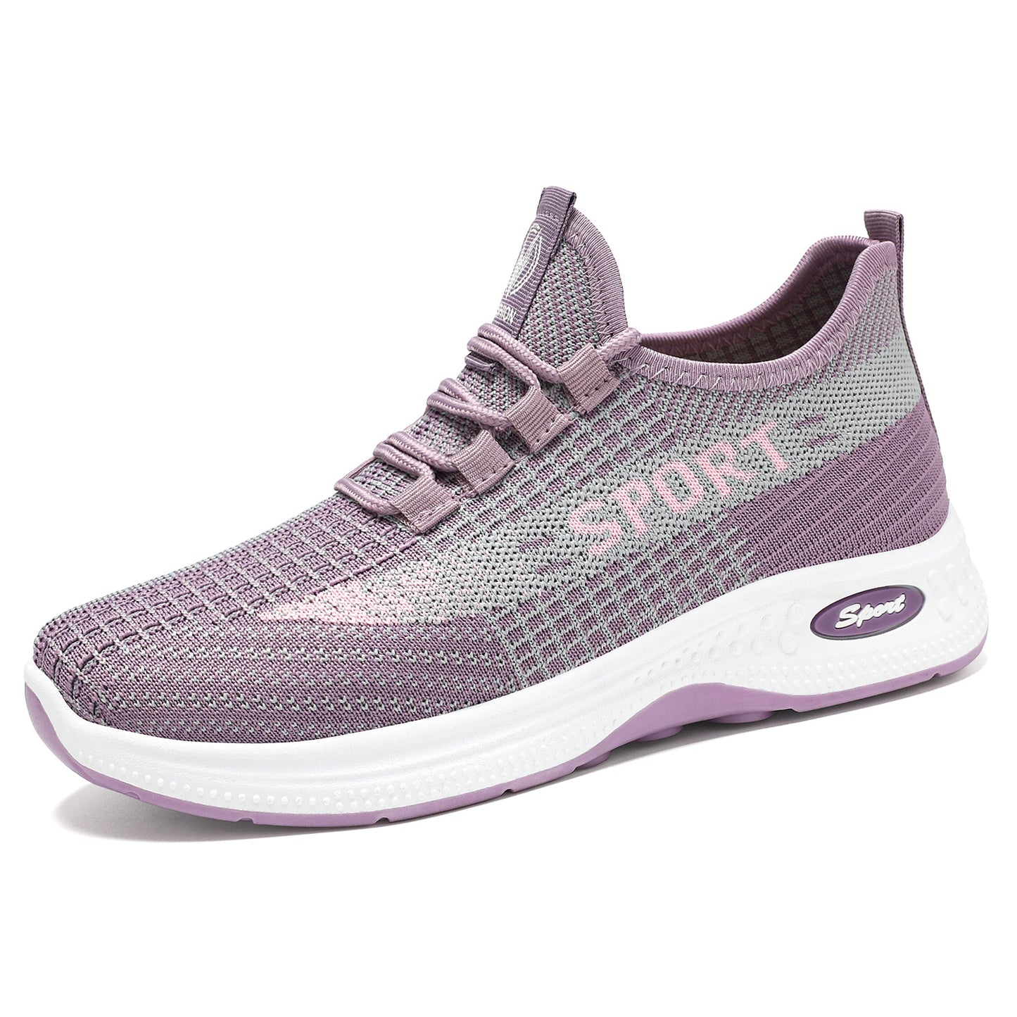 Sports Shoes for Women, Summer New Breathable Mesh Shoes, Fly-Knit Soft-Soled Running Shoes, Comfortable and Not Tiring for Feet, Casual Women's Shoes