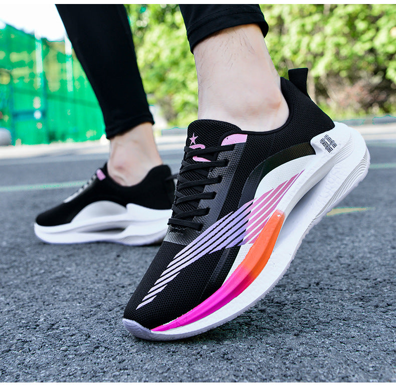 Couple Style Spring and Autum New Sports Shoes Men's Casual Shoes 2025 Lightweight Comfortable Breathable Running Shoes Men's Mesh