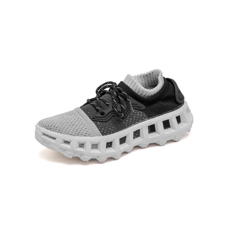 Summer Breathable Mesh Sports Shoes for Men, Soft Soles, Shock Absorption, Wear-Resistant, Lightweight Casual Running Shoes, Comfortable and Trendy Shoes
