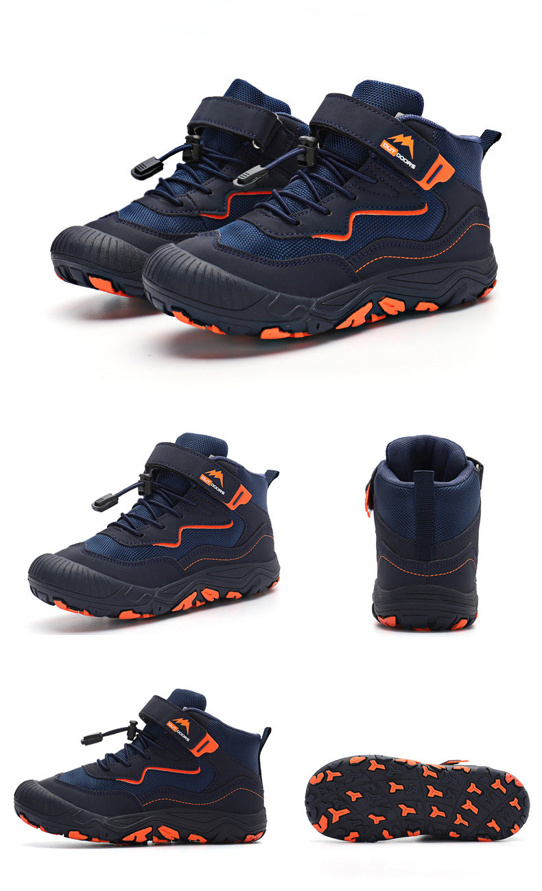 Cross-border Running Shoes Children's Shoes Amazon Outdoor sneaker Autumn and Winter Trendy Children's Anti-slip Shoes Large Children's Mountaineering Shoes