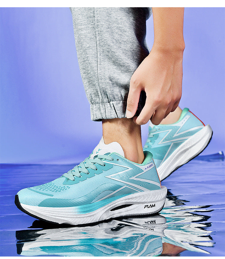Casual Couple Fashion Cushioning Running Shoes Sports Trendy Shoes Women's Comfortable Versatile Daily Jogging Shoes Men's Breathable All Seasons