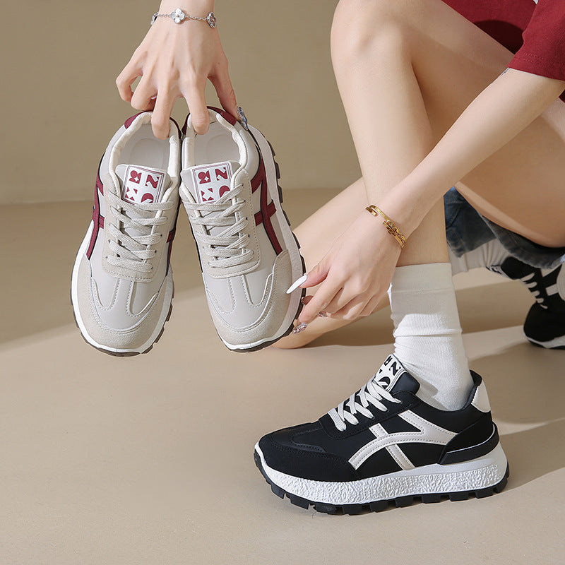 Forrest Gump sneaker Women's 2025 New Summer Breathable Thin Torre Shoes Sports Running Soft Bottom White Shoes