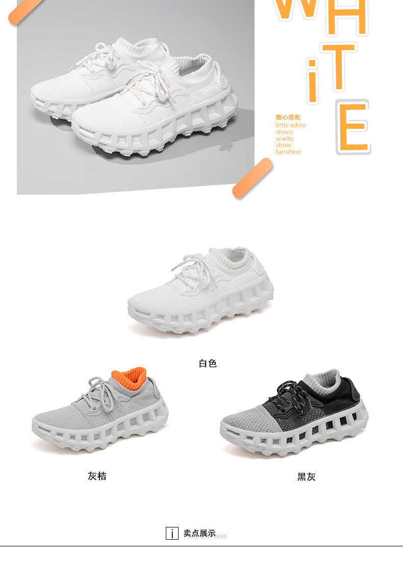Summer Breathable Mesh Sports Shoes for Men, Soft Soles, Shock Absorption, Wear-Resistant, Lightweight Casual Running Shoes, Comfortable and Trendy Shoes