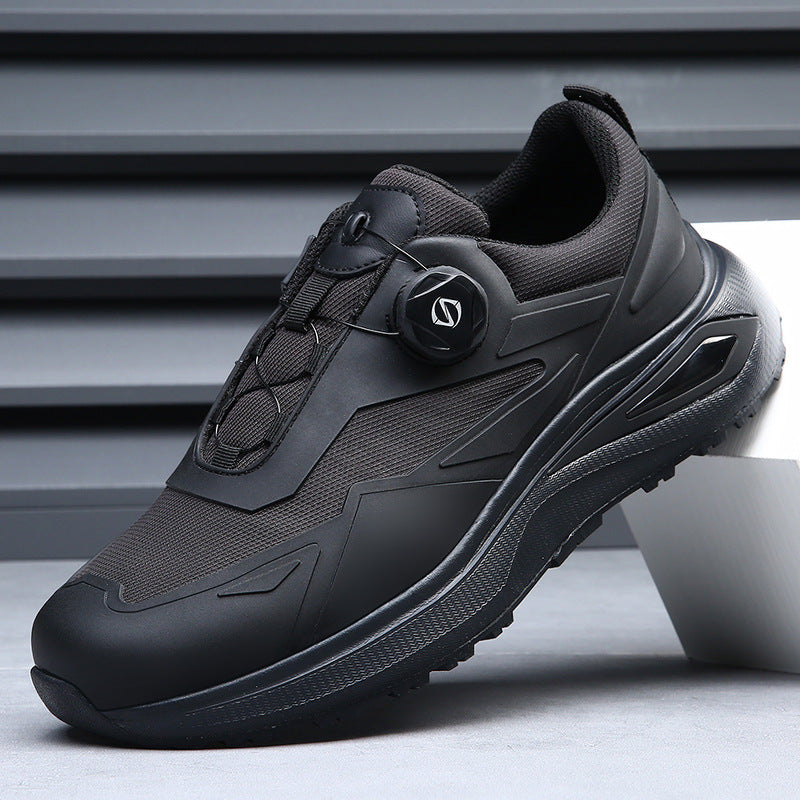 European Station 2024 Spring Fashion Sports Casual Shoes Breathable Soft Bottom Outdoor Running Rotary Button Walking Shoes