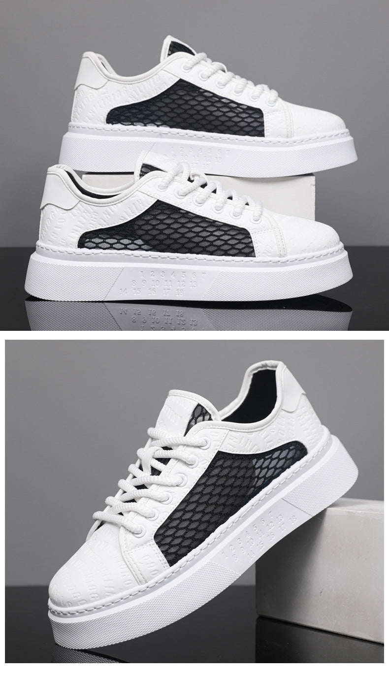 Men's Shoes 2026 Sneakers Versatile Sports Casual Shoes Youth Trendy Brand Running White Shoes Comfortable Breathable Low-Top