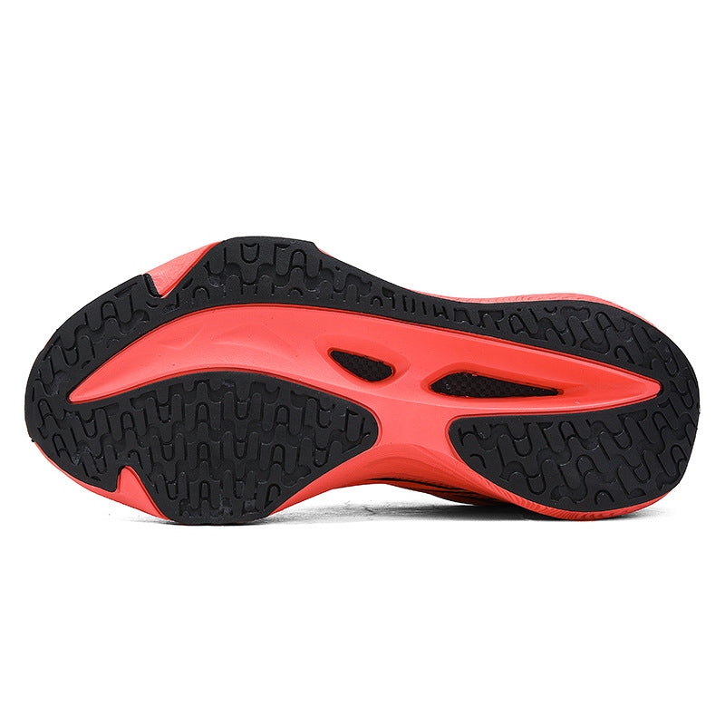 Marathon Carbon Plate Running Shoes for Men and Women, Ultra-Light Shock-Absorbing Shoes for Junior High School Students, Physical Testing Competitions, Racing Professional Sports Shoes, Lightweight
