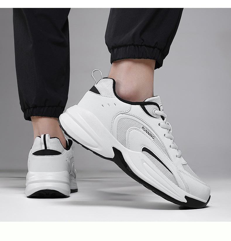 Extra Large Size Running Shoes Men's Sports Casual Shoes Autumn and Winter New Youth Lightweight Breathable Student Outdoor Trendy Shoes
