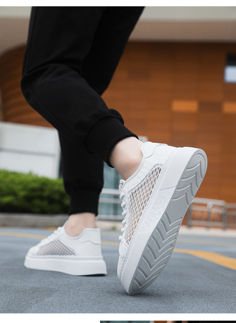 Men's Shoes 2026 Sneakers Versatile Sports Casual Shoes Youth Trendy Brand Running White Shoes Comfortable Breathable Low-Top