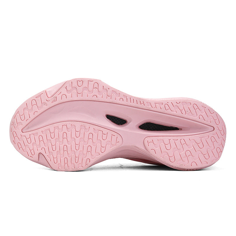 Marathon Carbon Plate Running Shoes for Men and Women, Ultra-Light Shock-Absorbing Shoes for Junior High School Students, Physical Testing Competitions, Racing Professional Sports Shoes, Lightweight
