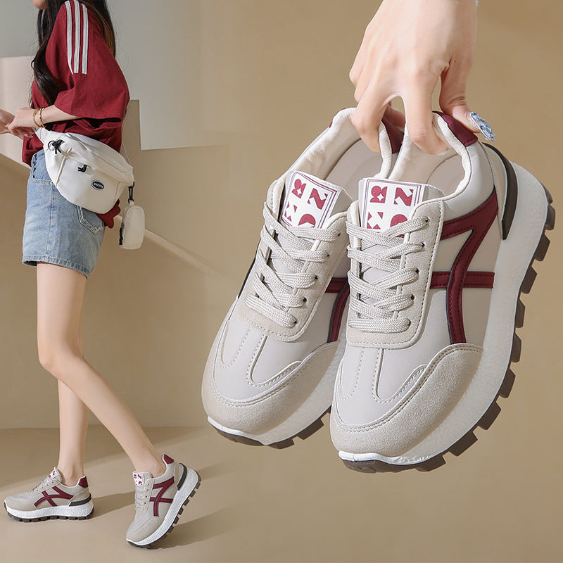 Forrest Gump sneaker Women's 2025 New Summer Breathable Thin Torre Shoes Sports Running Soft Bottom White Shoes