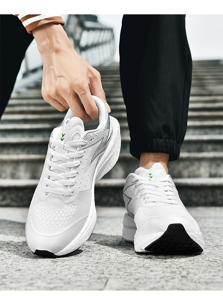 Casual Couple Fashion Cushioning Running Shoes Sports Trendy Shoes Women's Comfortable Versatile Daily Jogging Shoes Men's Breathable All Seasons