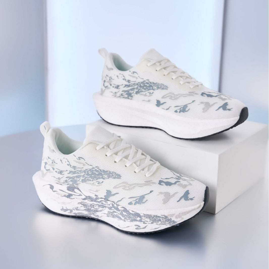 Four Seasons 2025 New Running Shoes for Men and Women, Carbon Plate Shock-Absorbing Soft Sole Student Training Professional Running Shoes and Sports Shoes