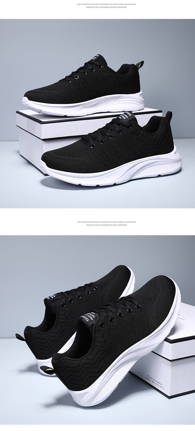 Men's Running Shoes 2025 New Cross-Border Outdoor Breathable Mesh Casual Shoes Men's Fashionable Trendy Sports Shoes